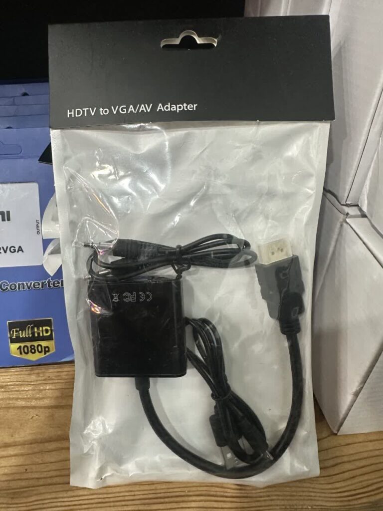 لوازم جانبی 20 VGA to HDMI /AUX ELECTRICتبدیل